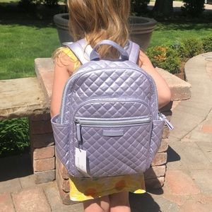 Vera Bradley Iconic Small Backpack Lavender Pearl